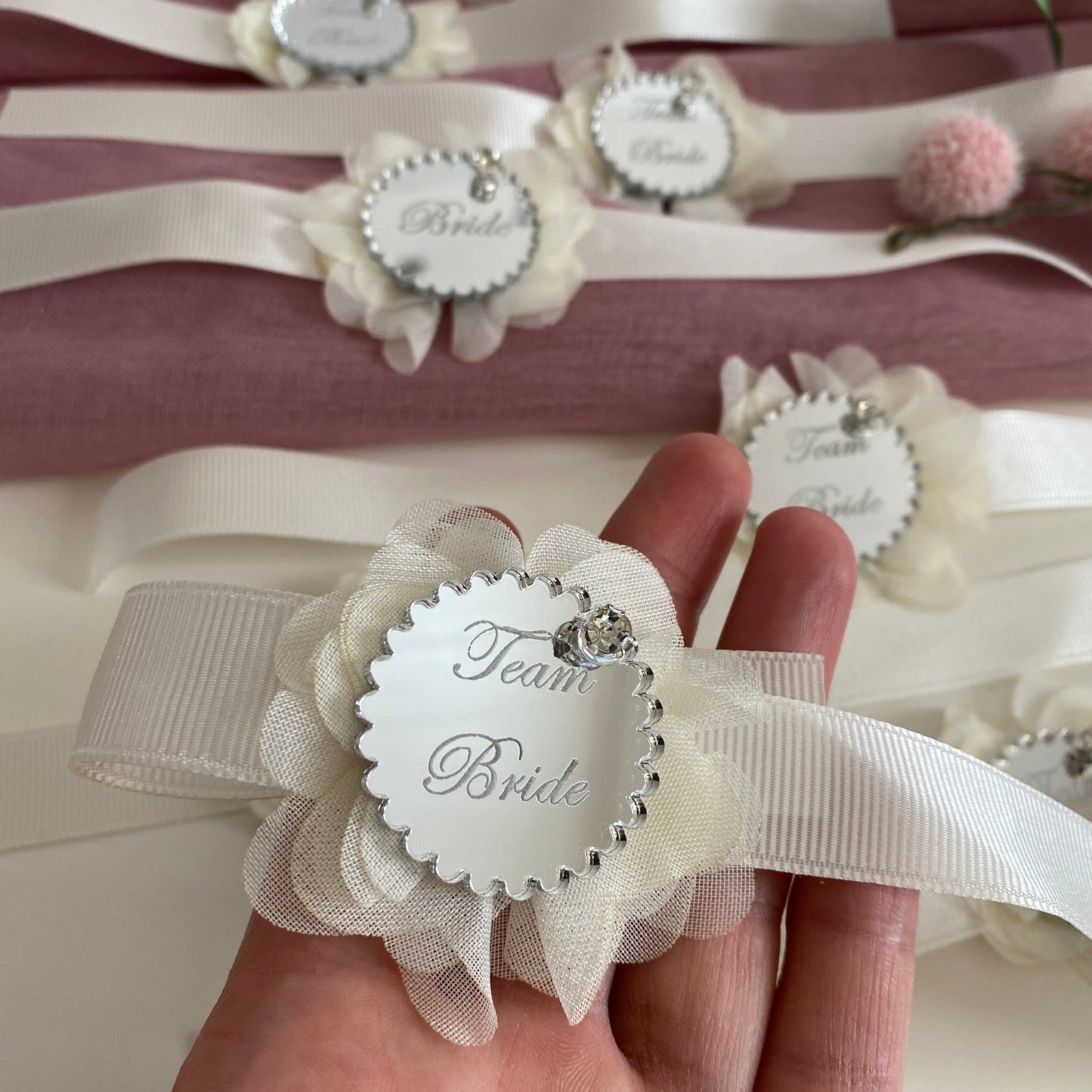 Bridesmaid Standard Armband in Wunschfarbe