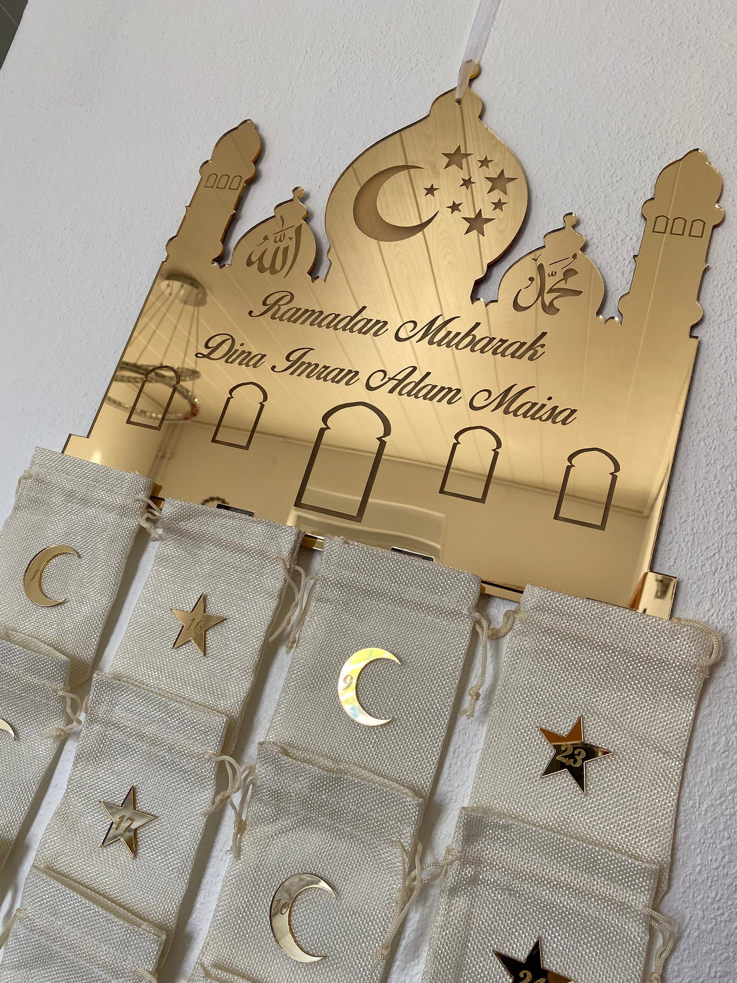 Ramadankalender Model 6 Plexi - verschiedene Farben